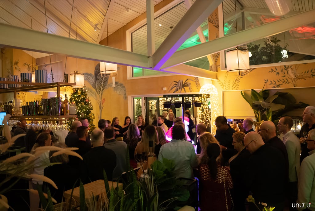 Kerstborrel met sprekers