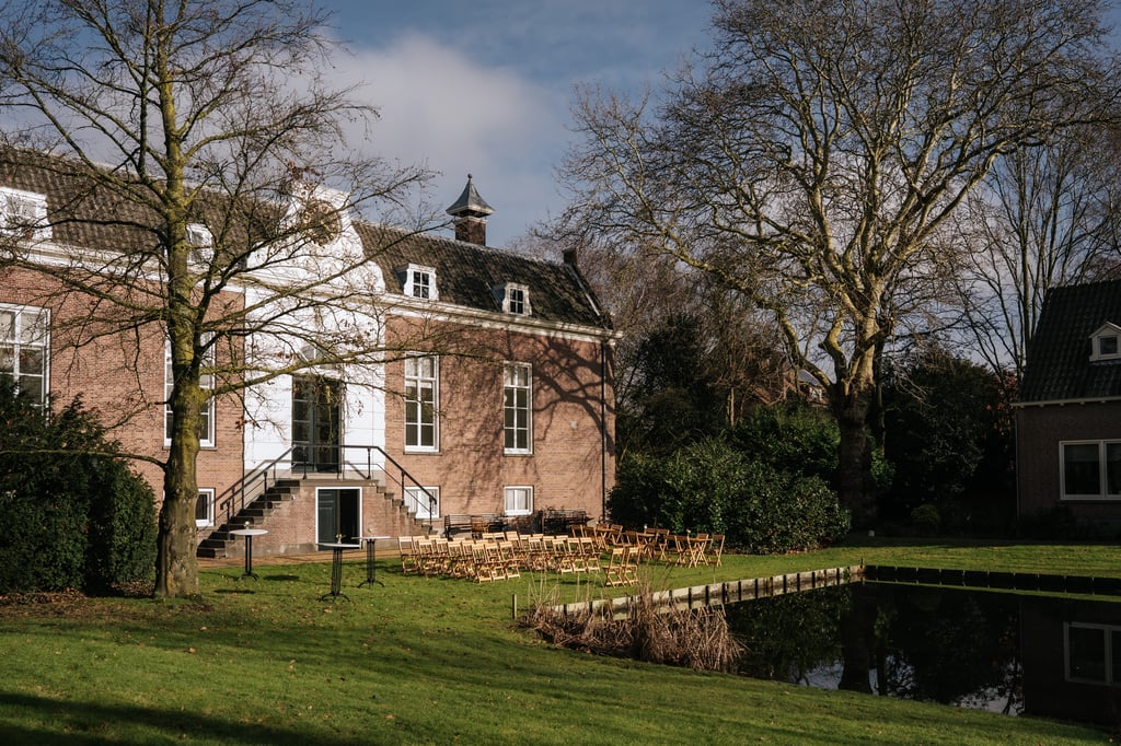Ceremonieopstelling buiten