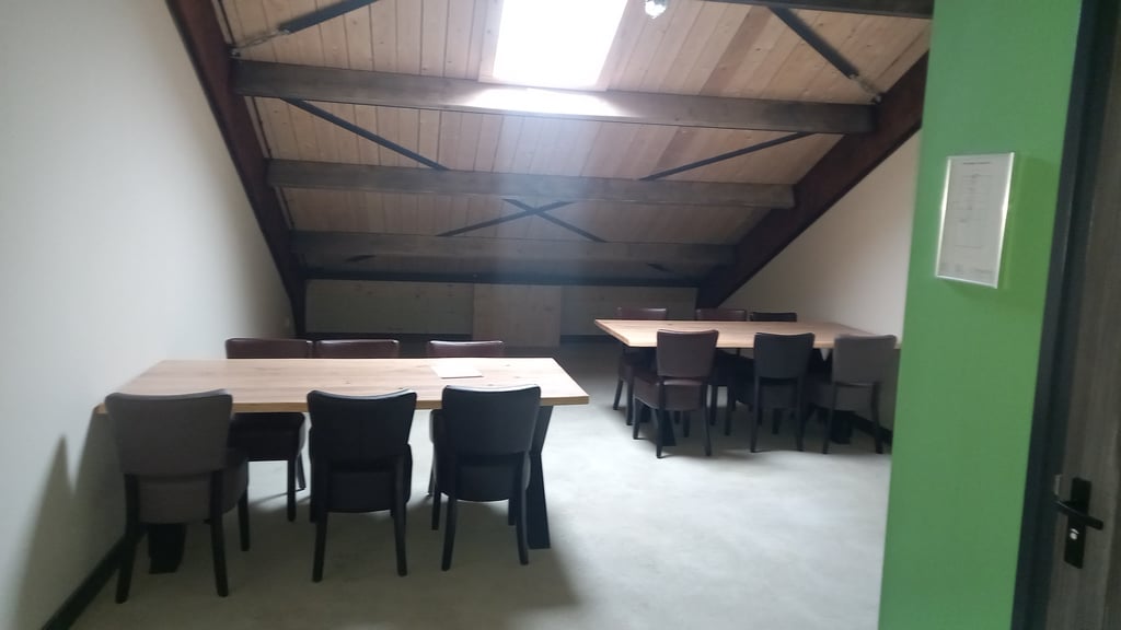 Kleine vergaderruimte tot 15 personen.