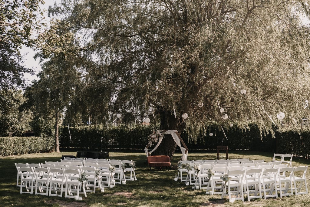 Ceremonie onder de oude boom