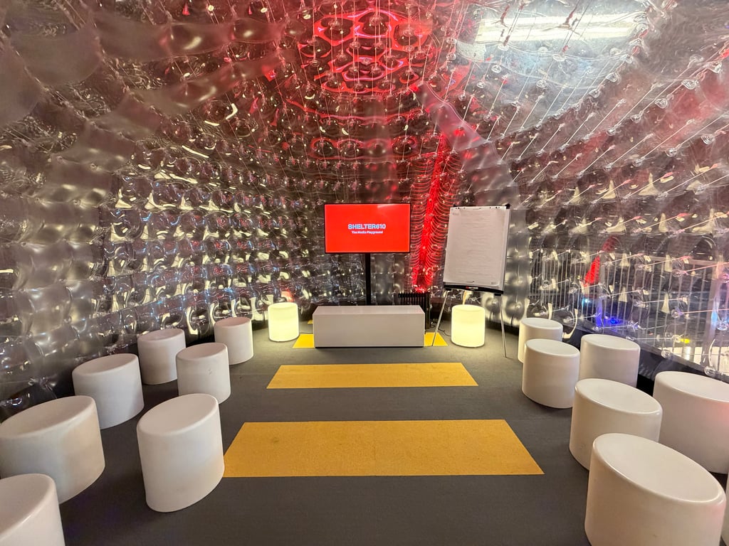 SHELTER610 - Kleine Dome geel