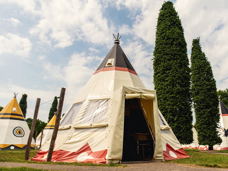 Wigwam Deluxe - Vooraanzicht