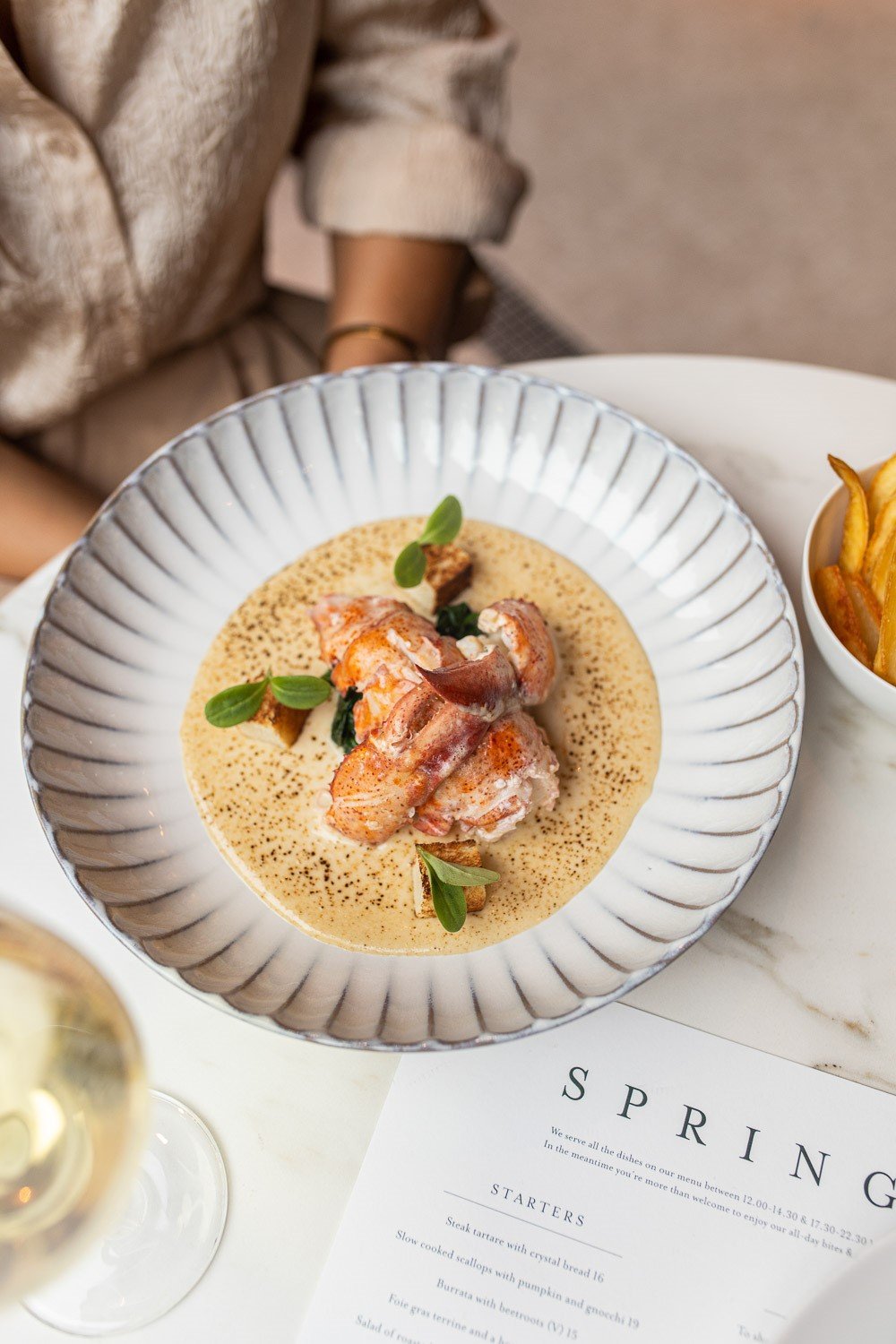 Gerecht in Spring Cafe Brasserie