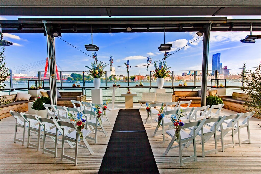Wedding With A View Eau Lounge Rotterdam