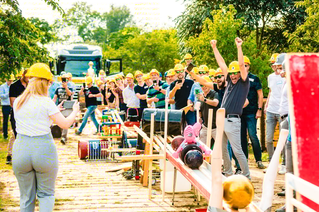 Teambuildingsactiviteit in onze kwekerij