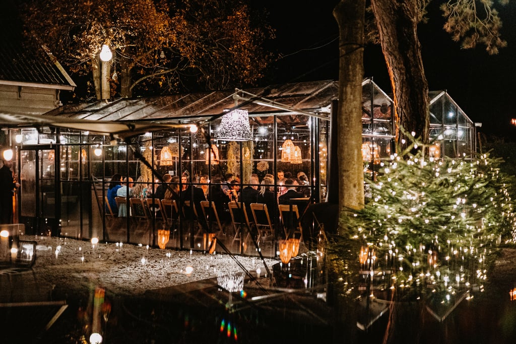 Trouwen in amsterdam met diner in de kas
