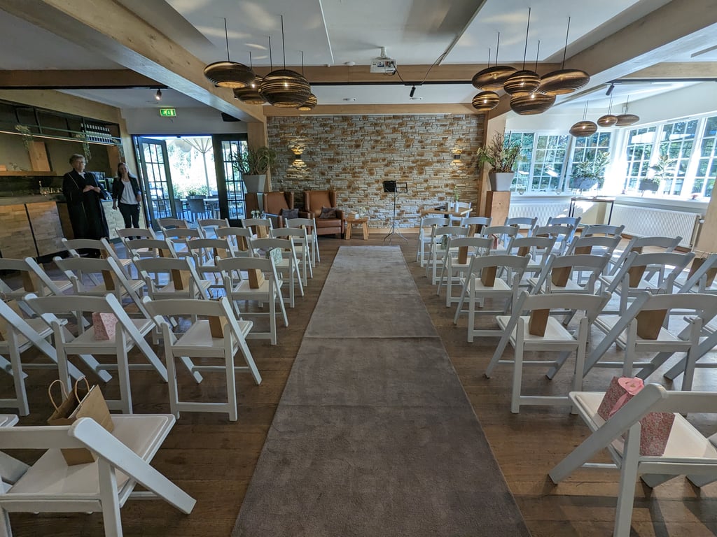 Reggezaal - Ceremonieopstelling