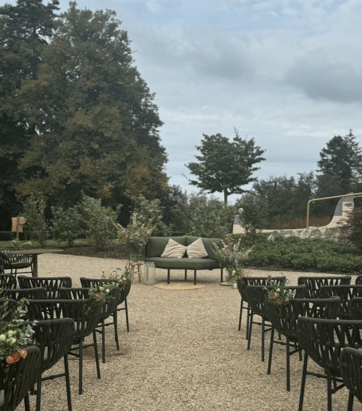 Privéterras ceremonie