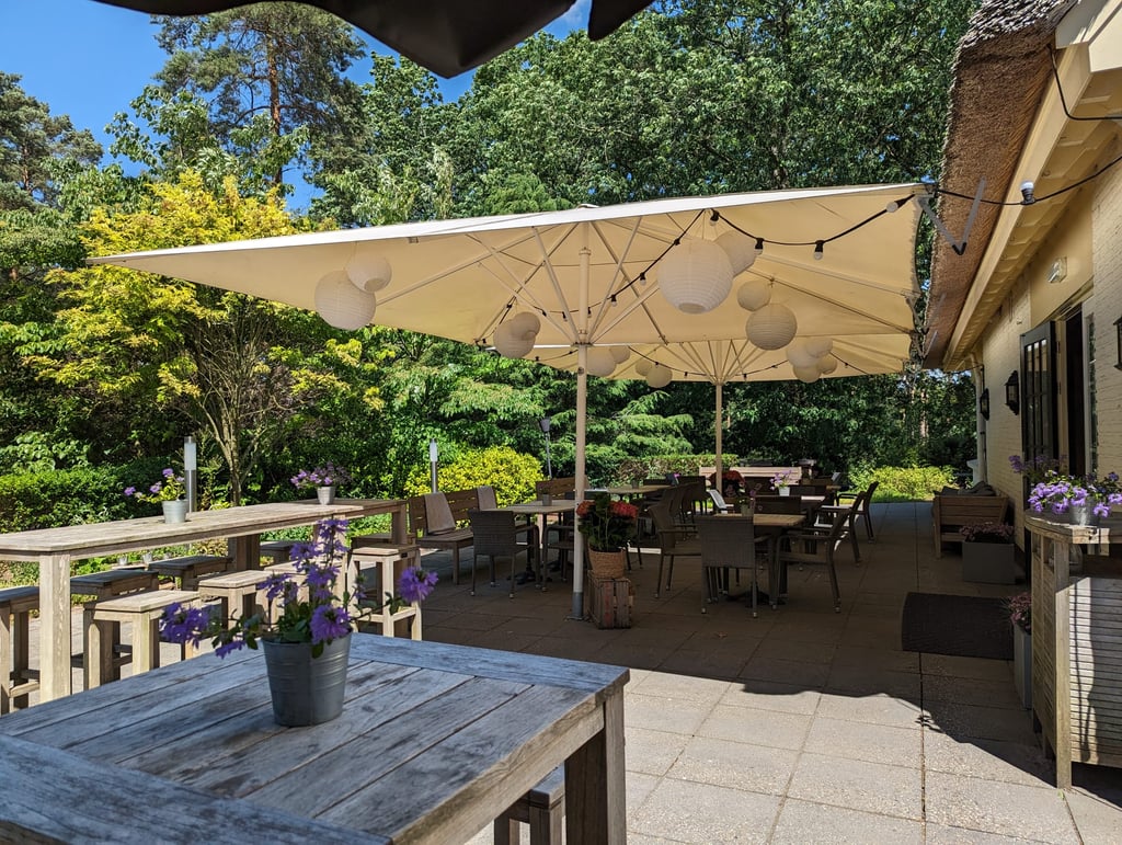 Reggezaal terras