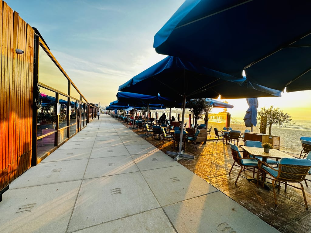 Prachtige buitenterras Atlantis Scheveningen 