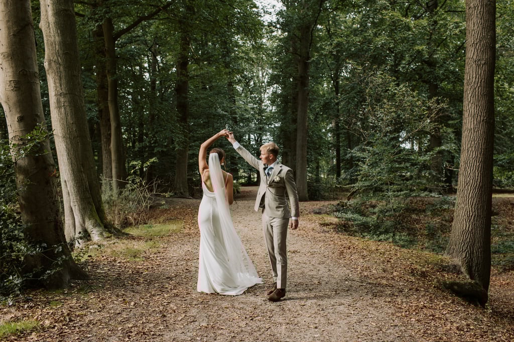 Love shoot bij het landgoed