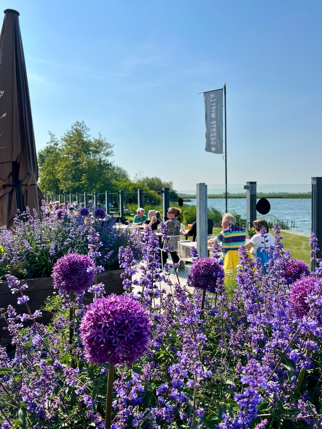 Terras bij Groote Wielen Leeuwarden