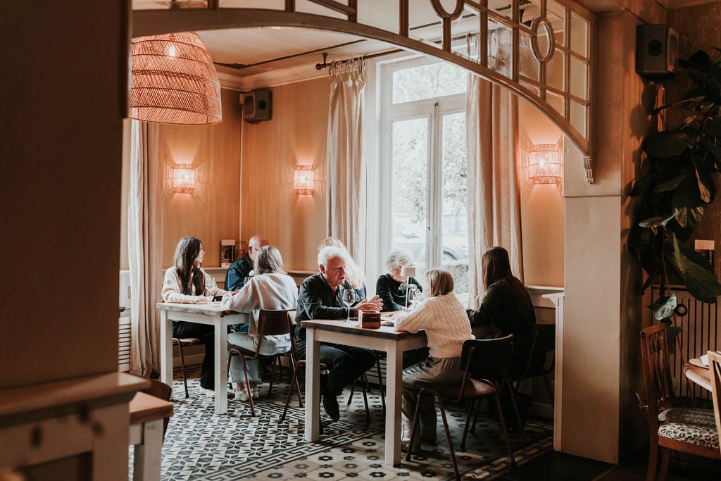 Diner in de brasserie 