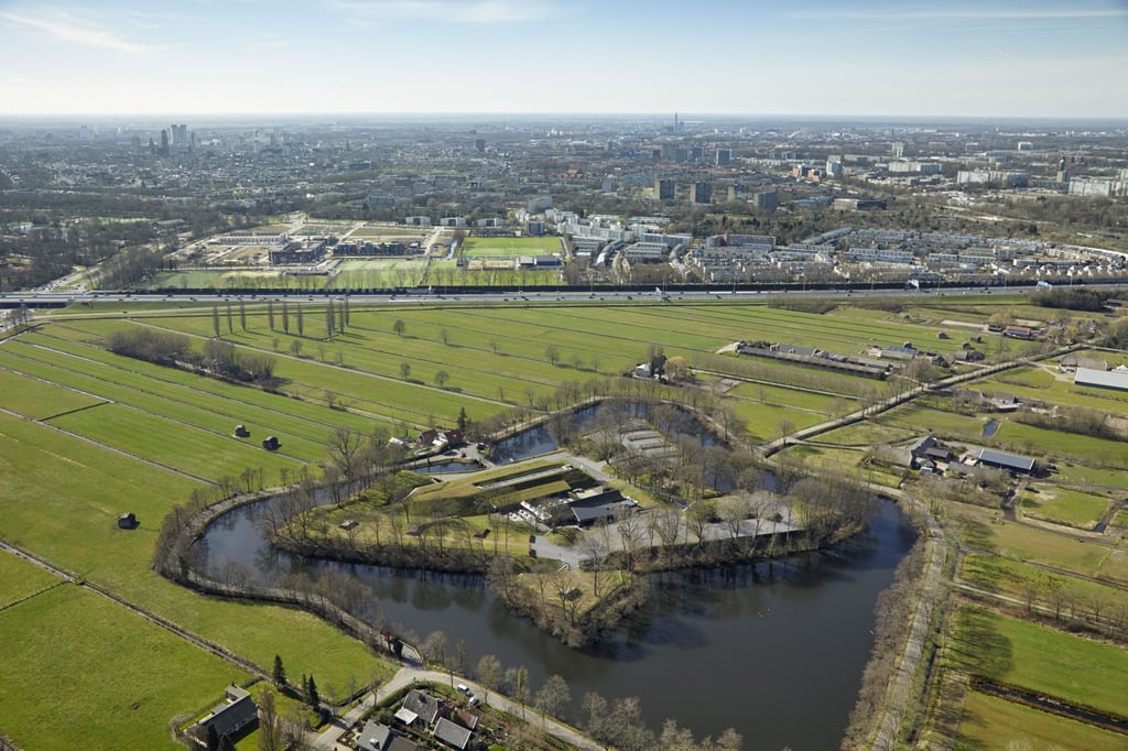 Fort Voordorp luchtfoto