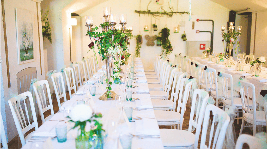 Sitdown diner Bruiloft Fort 5 in gewelf