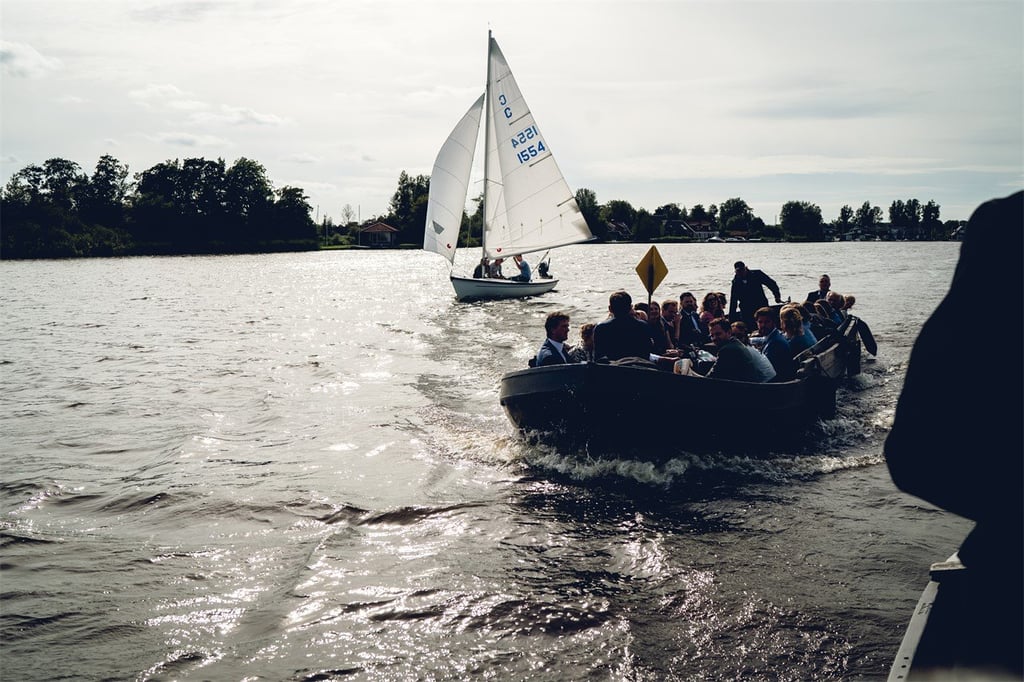Varen op het Friese water
