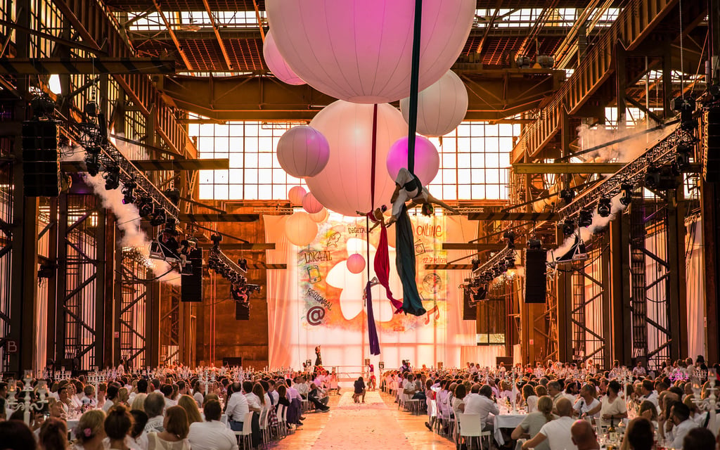 Personeelsfeest in de Apparatenhal