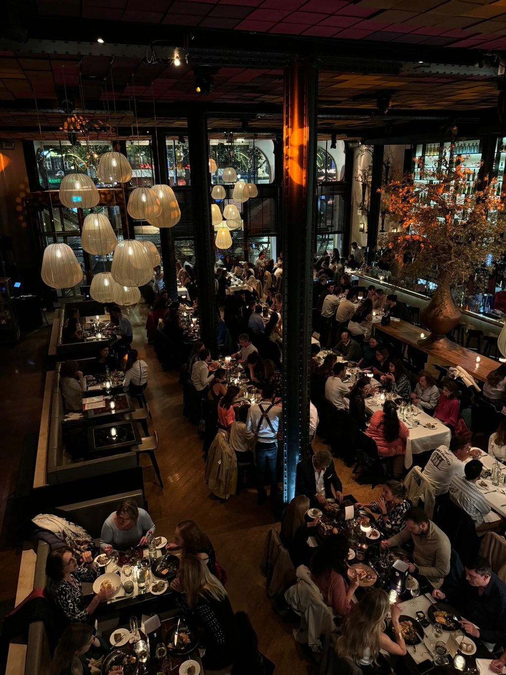 Dinersetting lange tafels