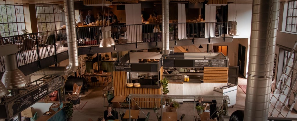 Industriele hal van Proeftuin Ede