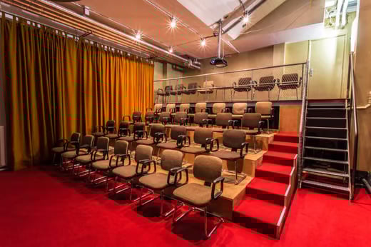 Filmzaal vanaf beneden