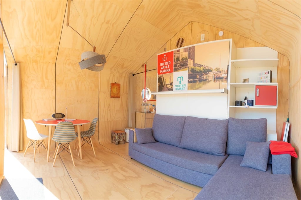 Wikkelboot interieur