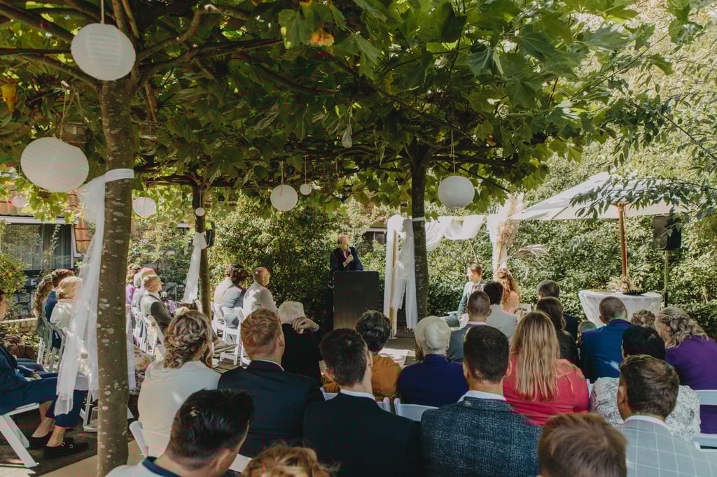 Huwelijksceremonie op terras Sallandse Heuvelrug (2)