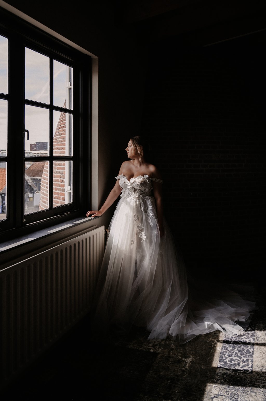 Fotoshoot op de tussenzolder 