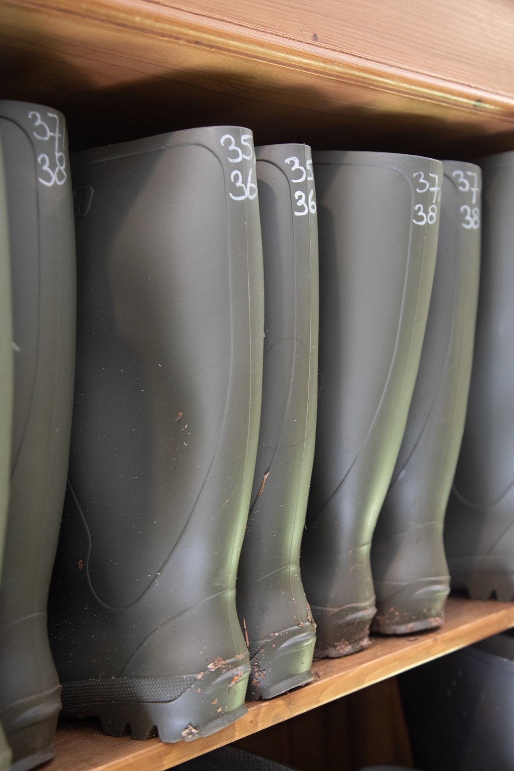 Onze regenlaarzen staan voor je klaar