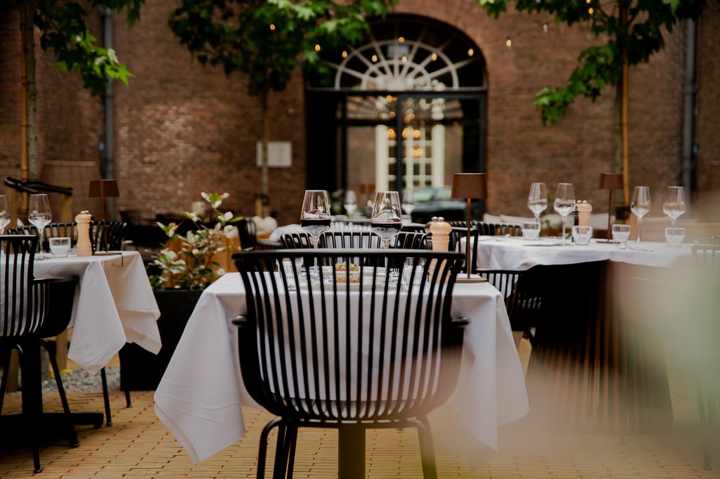 Unieke en zeer sfeervolle binnentuin van Hotel Arsenaal 