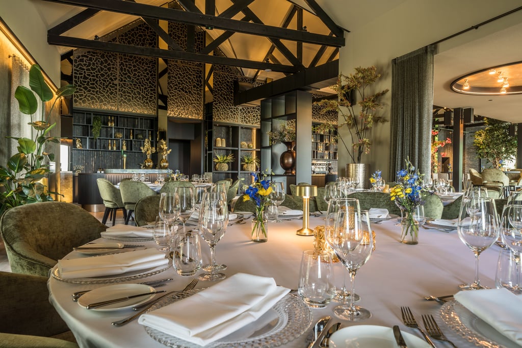 Ingedekte dinertafels 'Dorsetzaal'