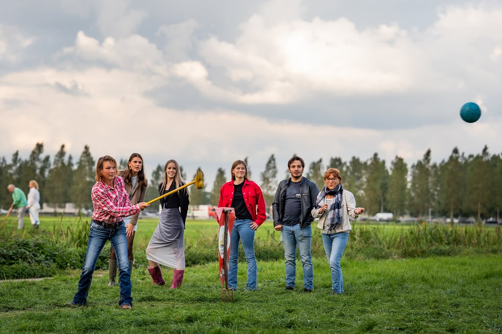 Boerengolf outdoor activiteit