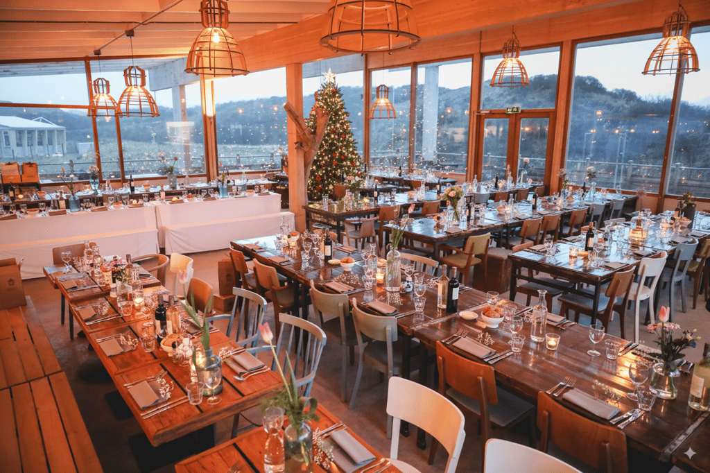 Kerstborrel of nieuwjaarsreceptie bij Gestrand diner