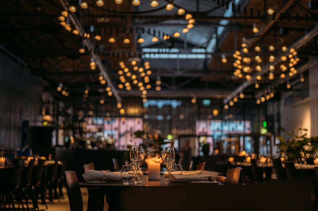 Overview of the Kazerne restaurant