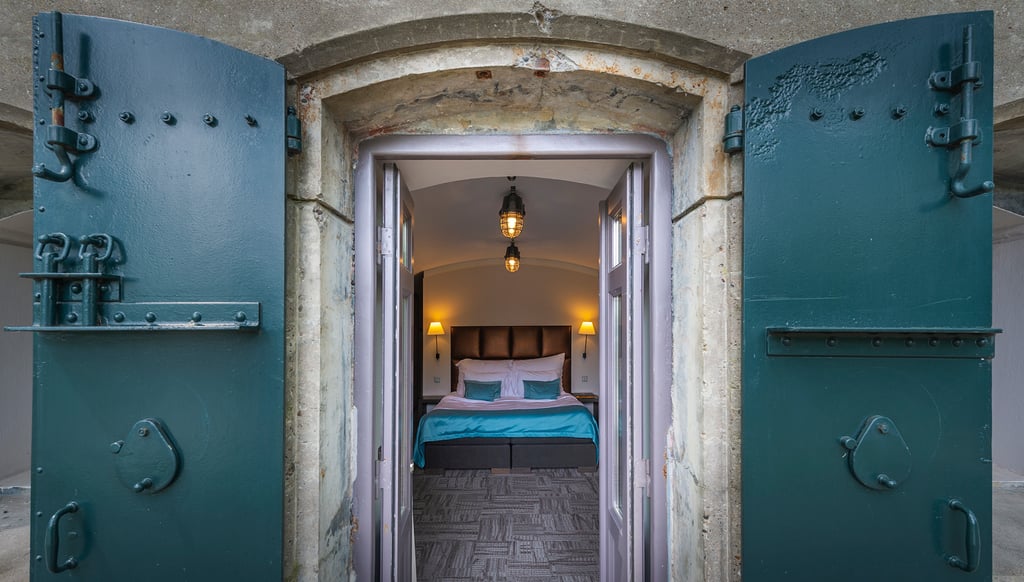 Hotelkamer in het voormalige fort