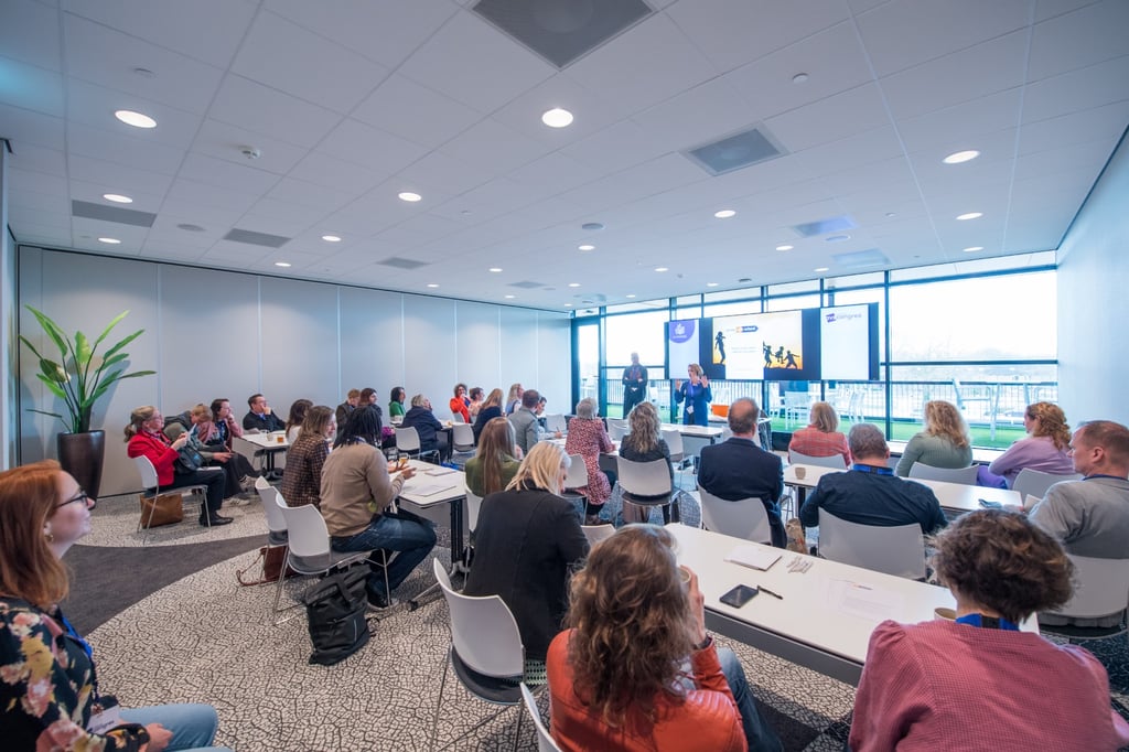 Break-out room voor zakelijke evement of congres