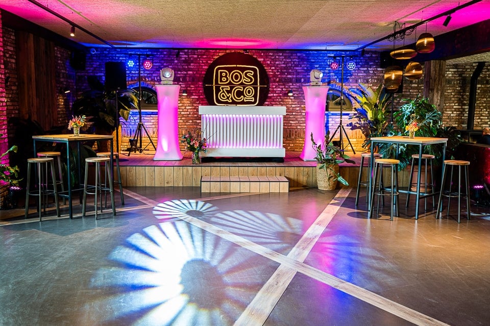 Tuinkamer feestopstelling