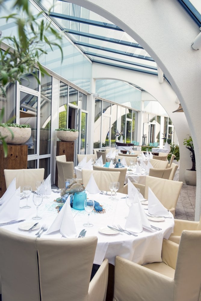 Terras bij Sanadome Hotel 