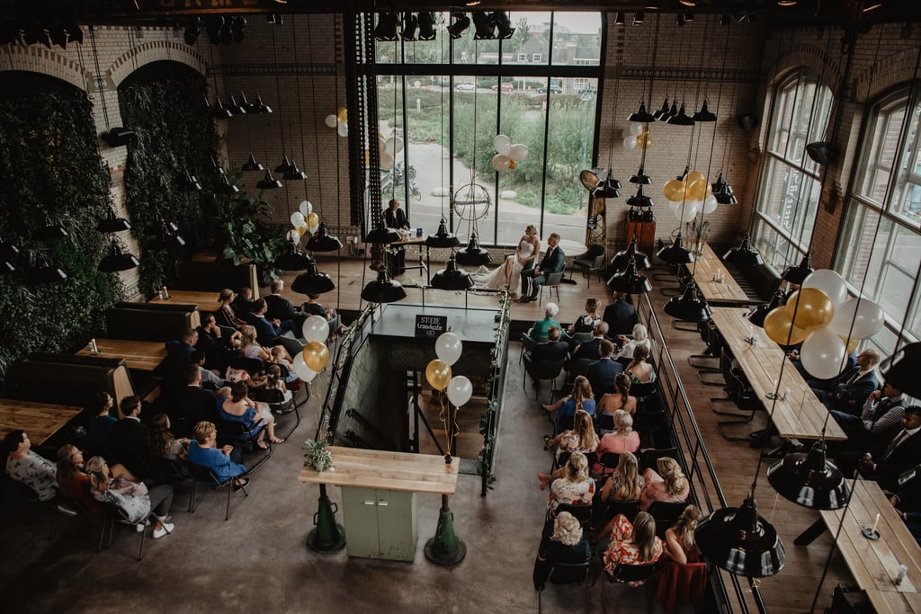 Ceremonieopstelling (bovenaanzicht) 