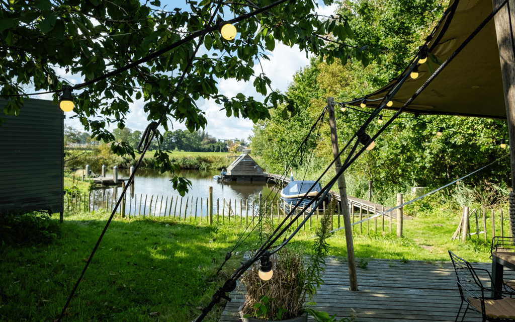 tent uitzicht