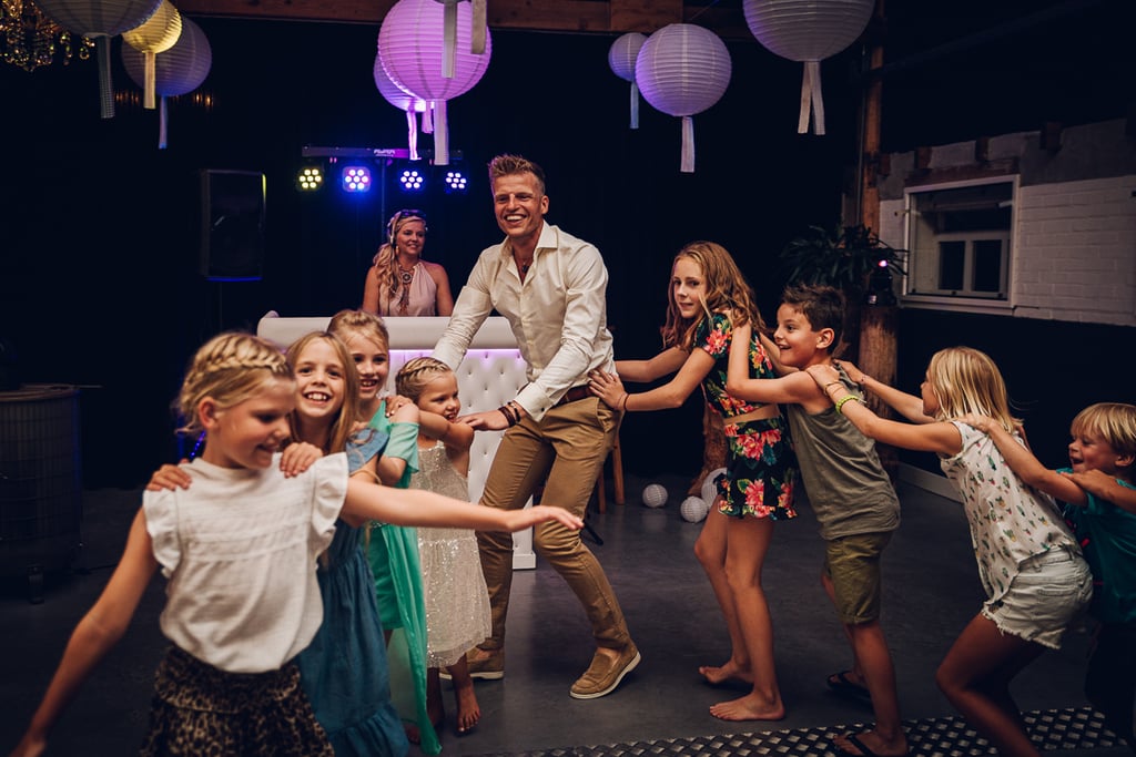 Feest bruiloft binnen
