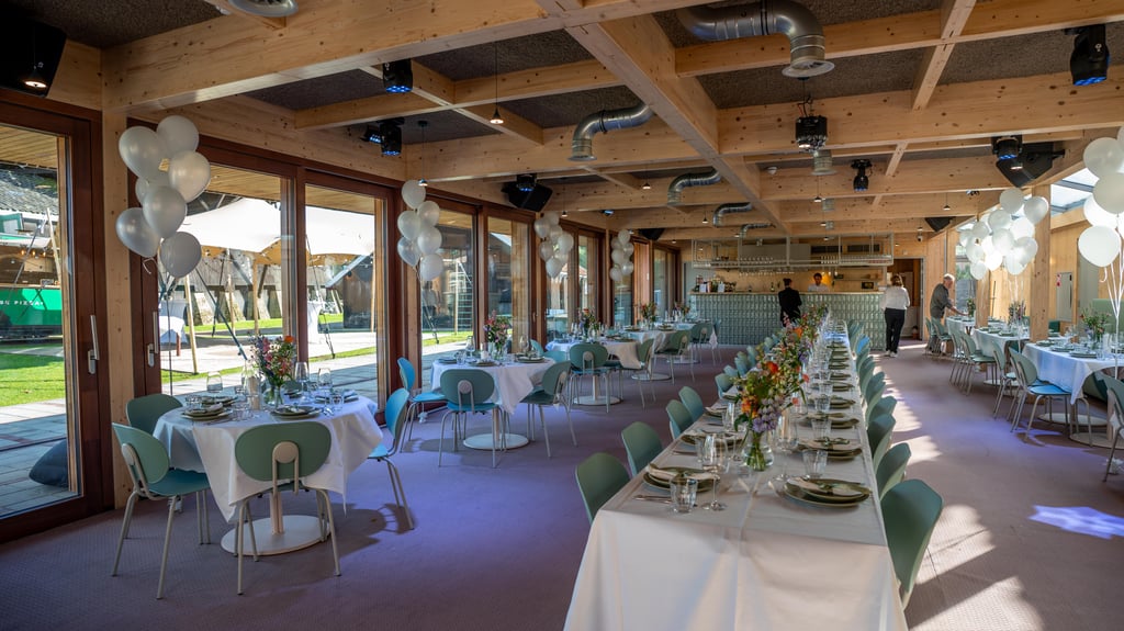 Bruiloft tafel gedekt 8