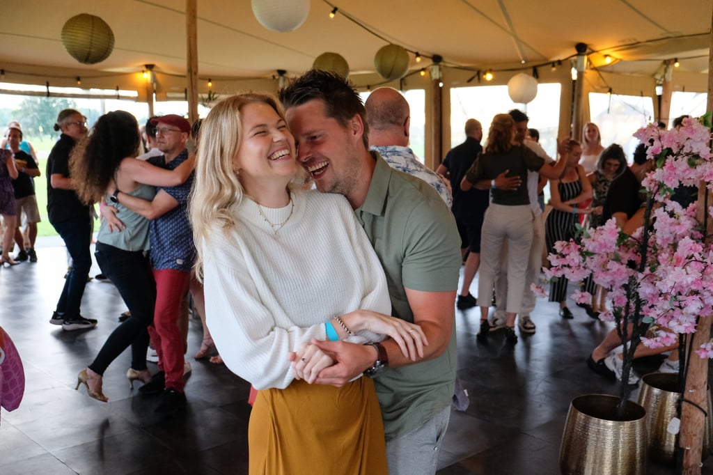 Plezier tijdens een feest bij Brasserie Harderwold