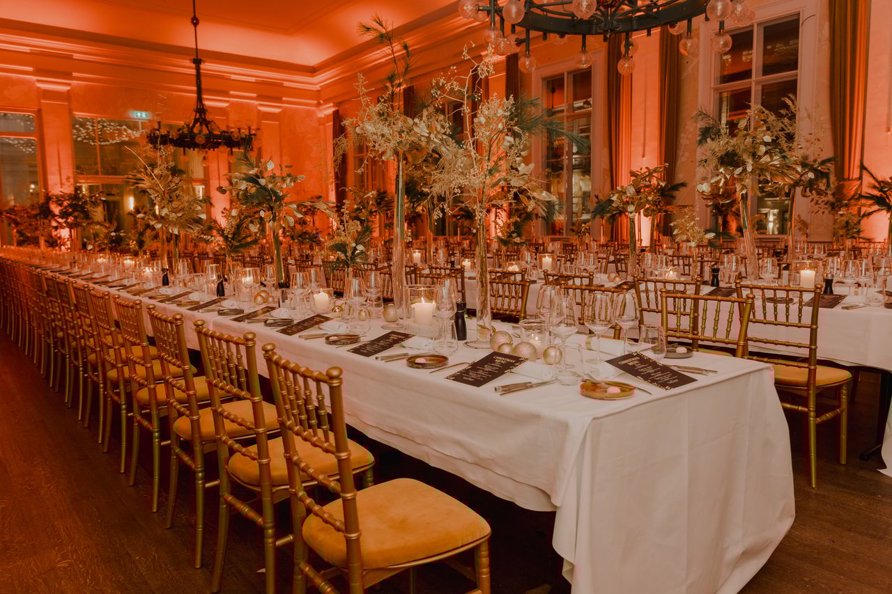 Kerstdiner in Koningszaal