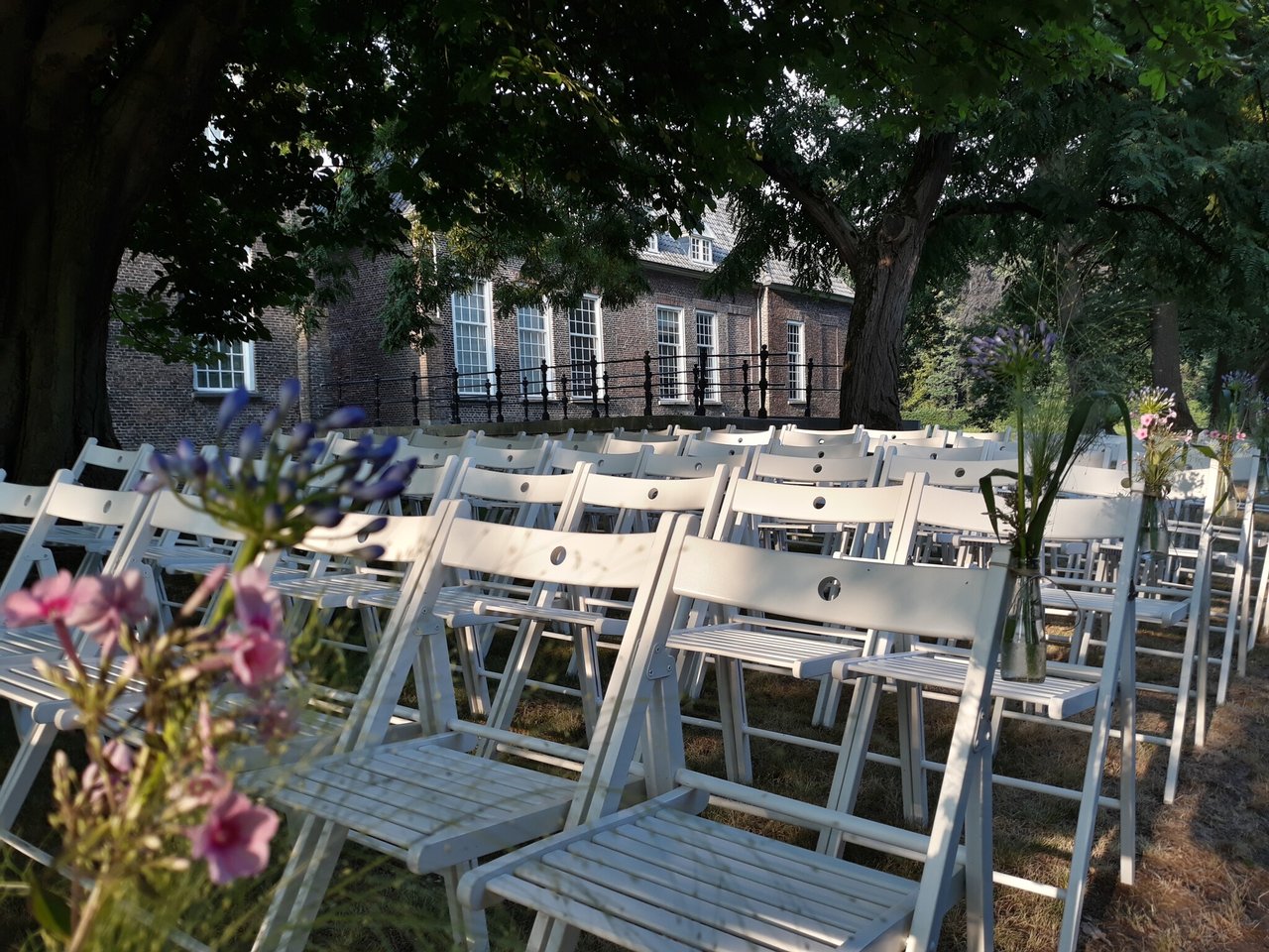 Huwelijk buiten aan de  Slotgracht