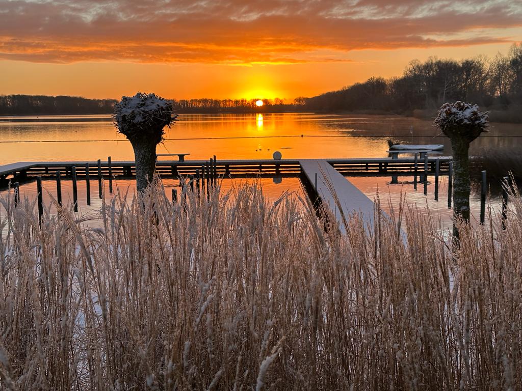 Maarsseveense Plassen in de winter  