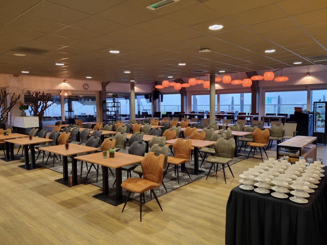 Vergaderopstelling in brasserie Harderwold