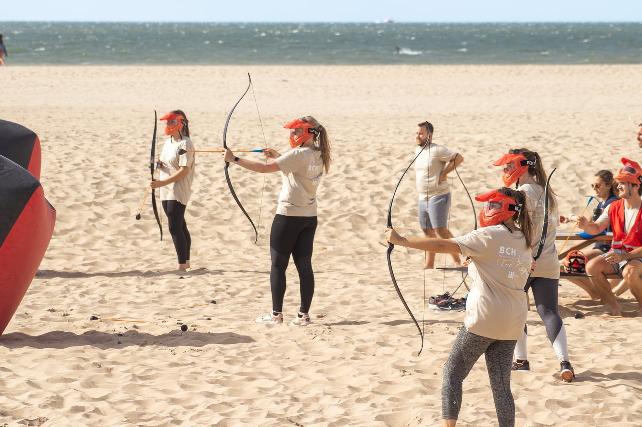 Teambuilding naar keuze op het strand van De Haan (1)