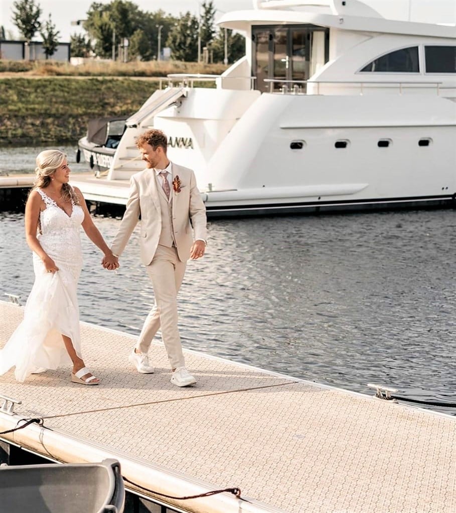 Trouwen - aankomen per boot ? Is mogelijk 