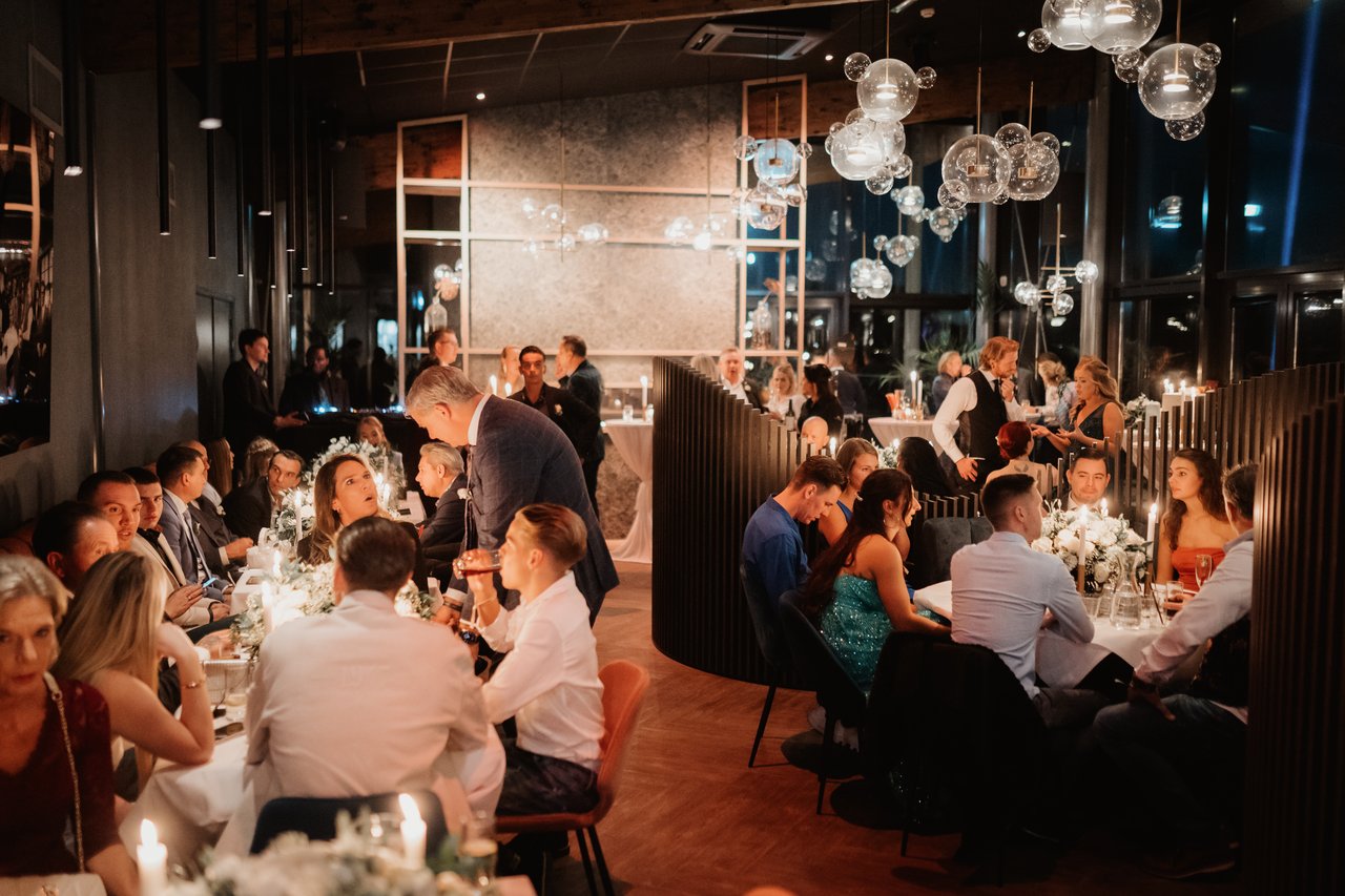 Bruiloft diner Villa Westend