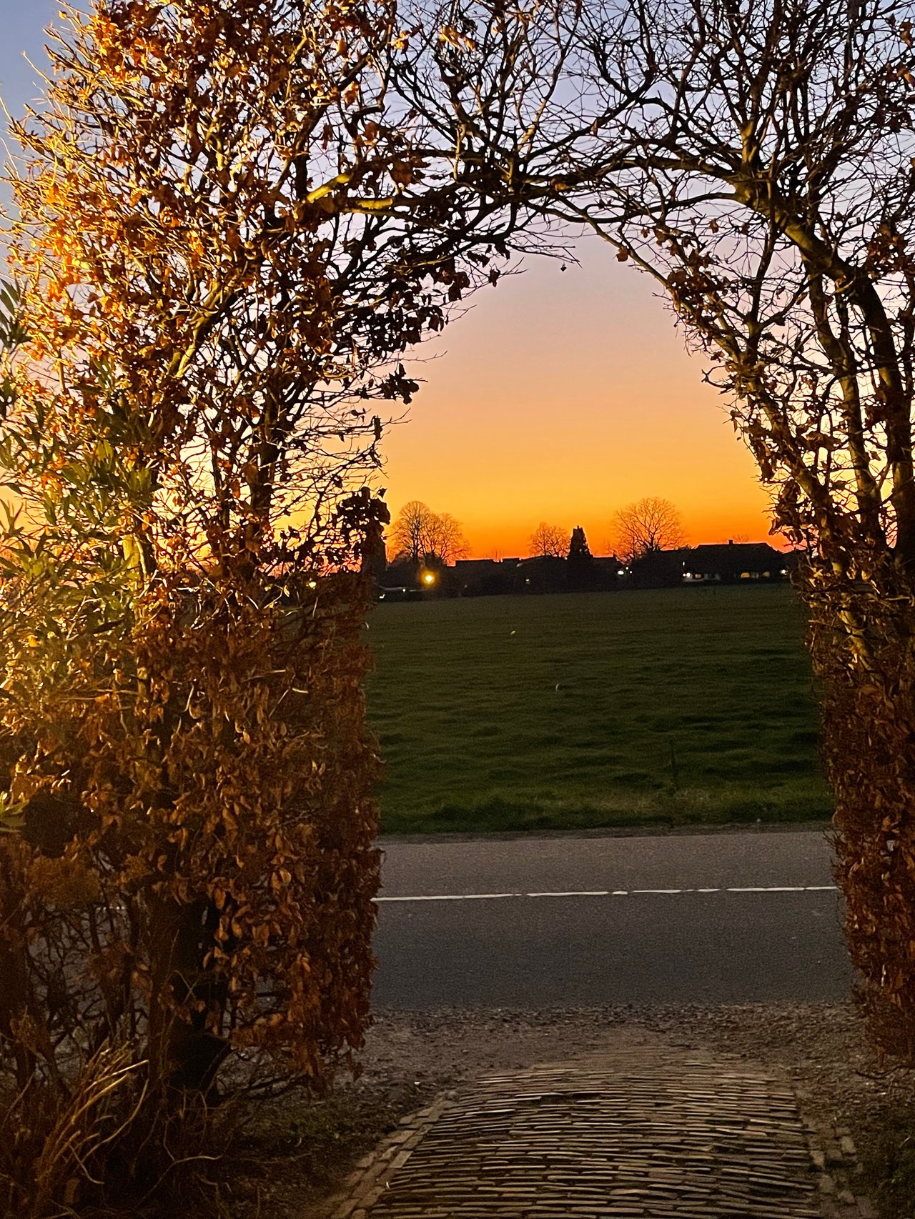 Zonsondergang 